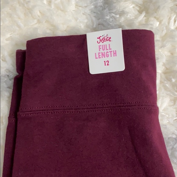 burgundy leggings - Picture 2 of 4